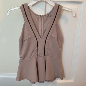 Peplum tank